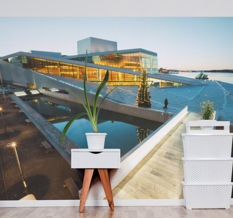 Fototapet de oraș minune arhitecturală modernă - TenStickers