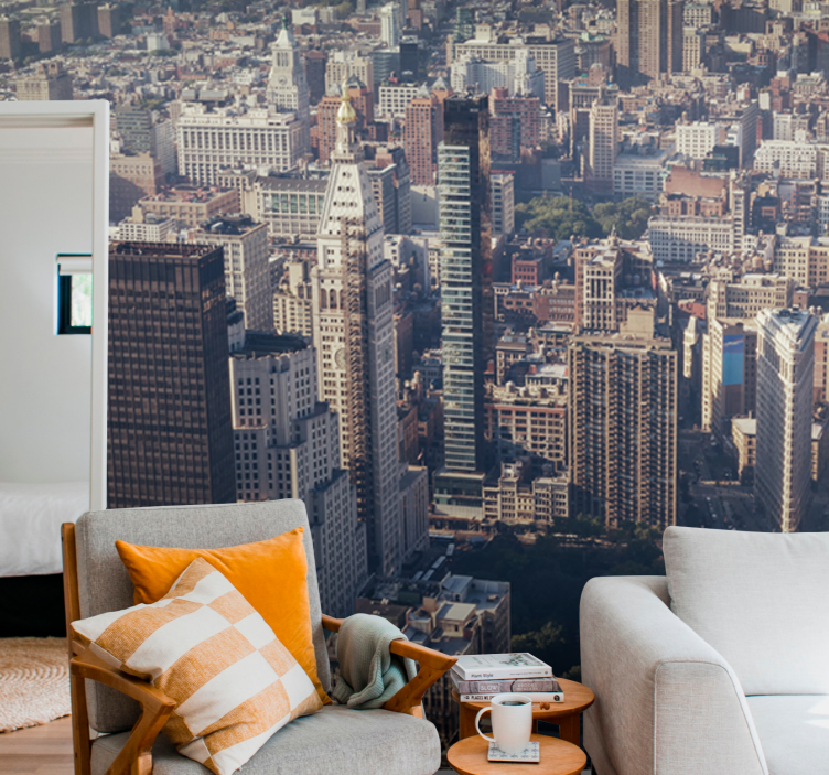 Fototapet de oraș peisaj urban - TenStickers