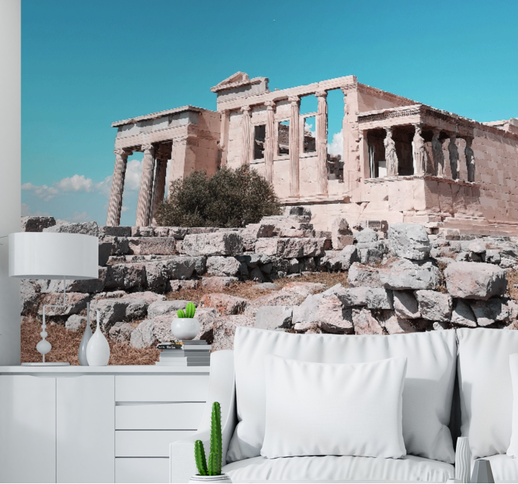 Fototapet de oraș ruinele templelor antice - TenStickers
