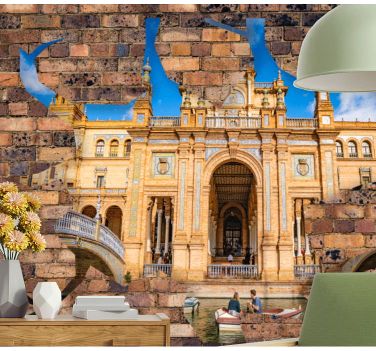 Fototapet de oraș splendoarea arhitecturală a sevilliei - TenStickers
