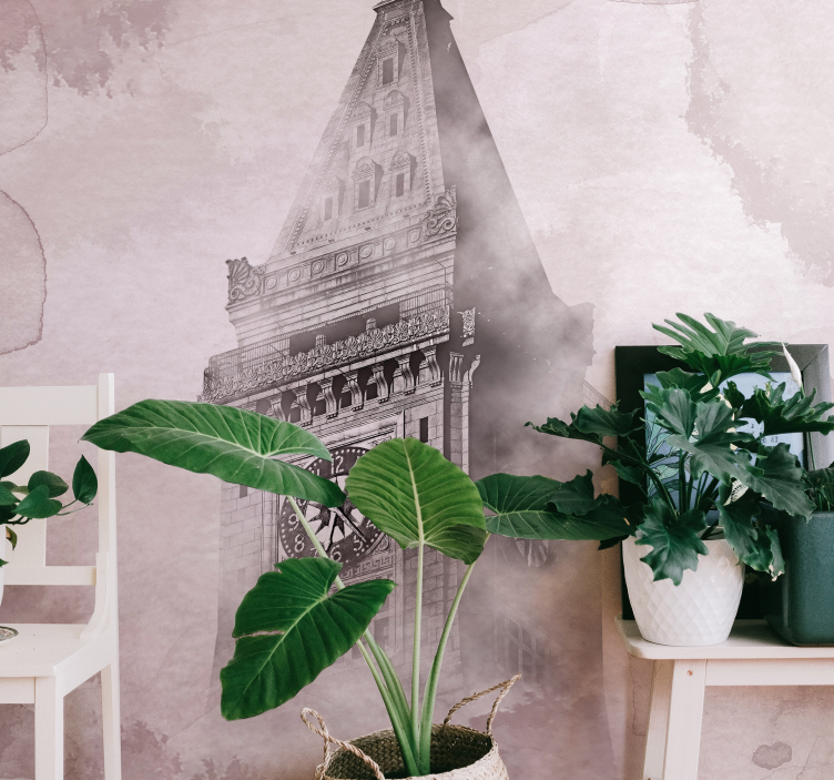 Fototapet de oraș turnul cu ceas istoric - TenStickers