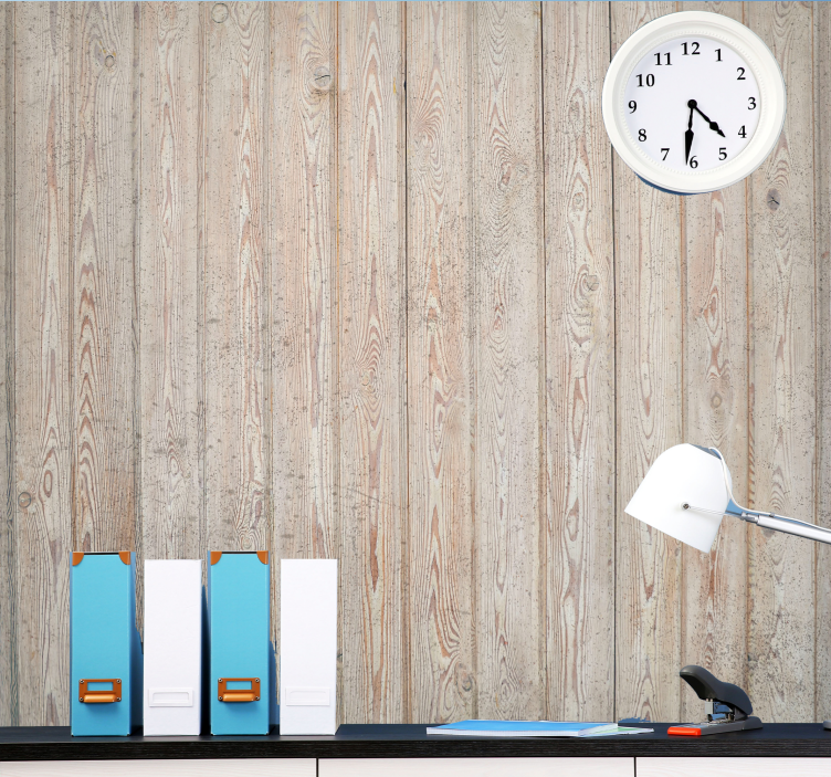 Fototapet lemn panouri din lemn deschis - TenStickers