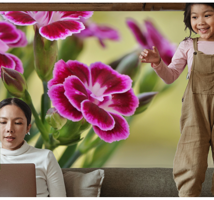 Fototapet maci bucurie florală - TenStickers