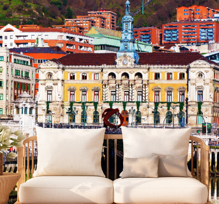 Fototapet madrid arhitectura istorică din bilbao - TenStickers