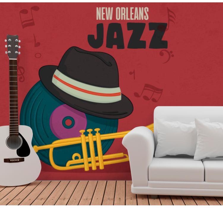 Fototapet muzică jazz din new orleans - TenStickers