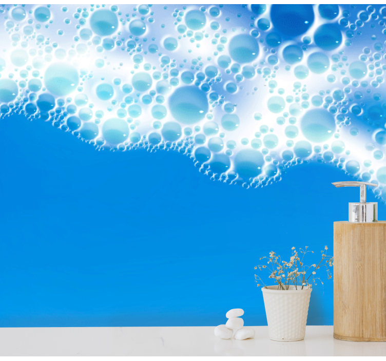 Fototapet natura design valuri de bule - TenStickers