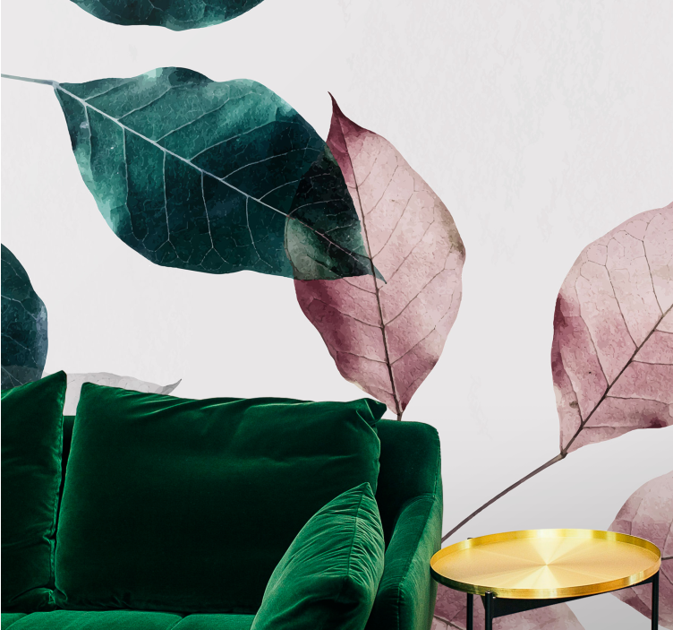 Fototapet natura elemente elegante de frunze - TenStickers