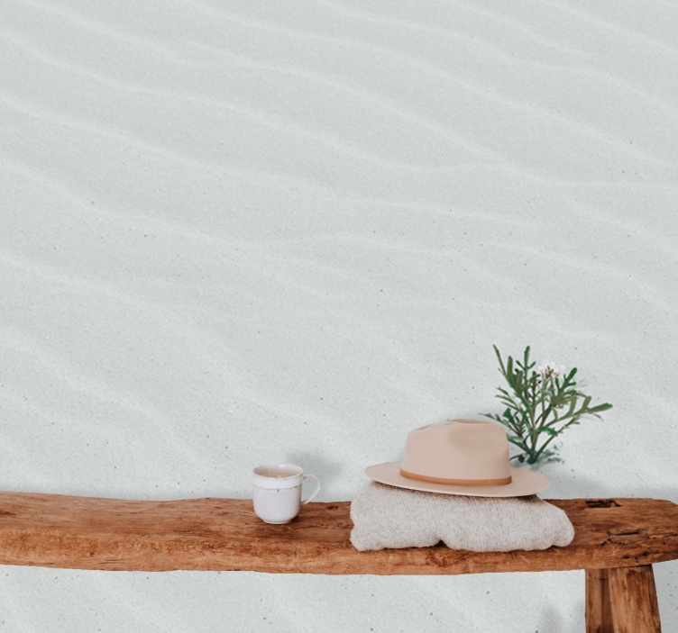 Fototapet natura nisip și vegetație - TenStickers