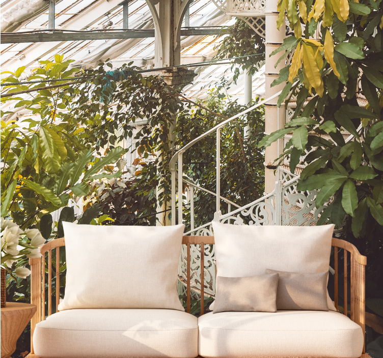 Fototapet natura oază de verdeață luxuriantă - TenStickers