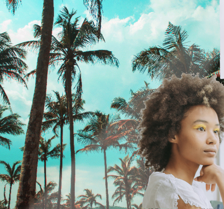 Fototapet natura paradisul palmierilor - TenStickers