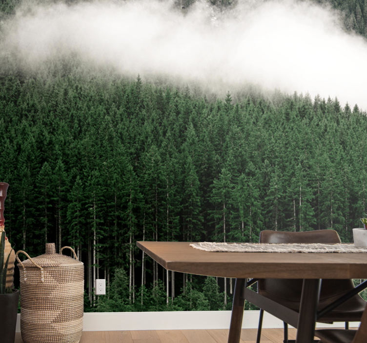 Fototapet natura peisajul muntos majestic - TenStickers