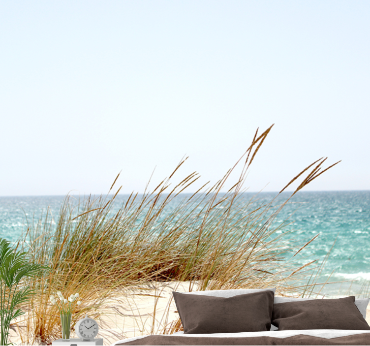 Fototapet natura priveliște liniștită la mal - TenStickers