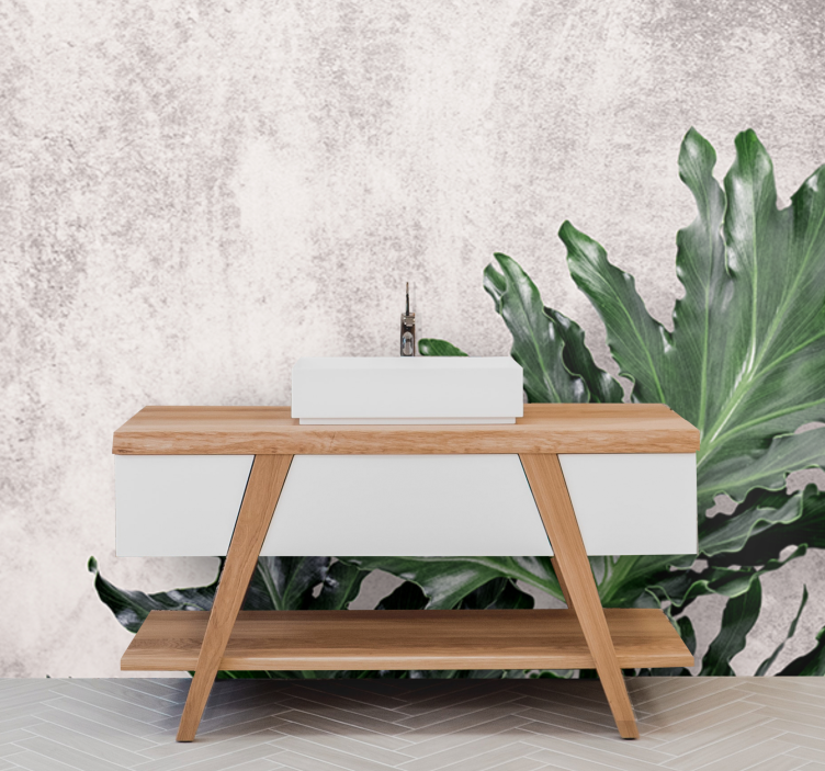 Fototapet natura verdele luxuriant de frunze - TenStickers