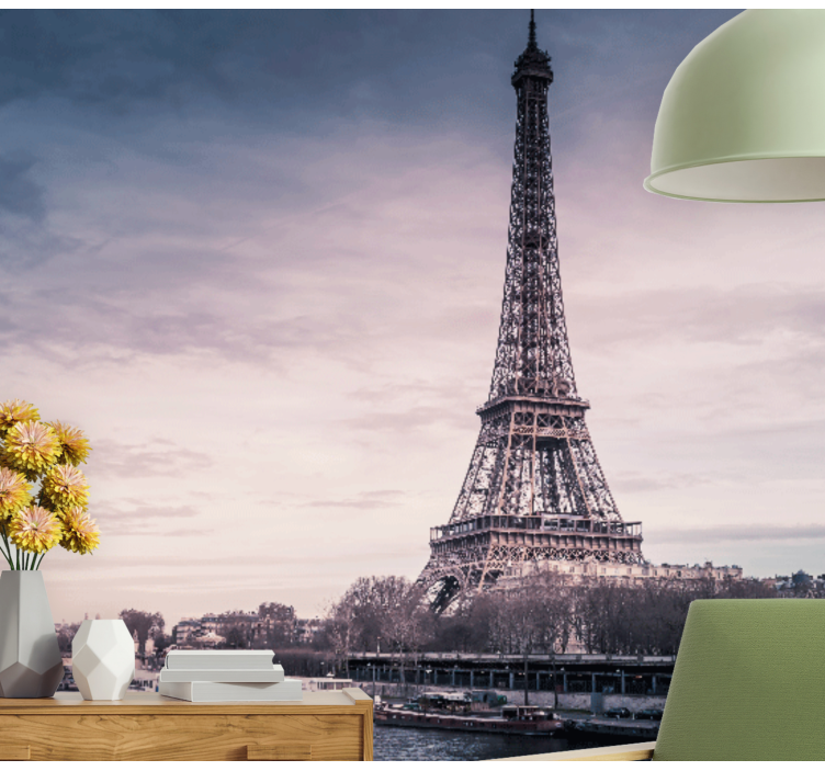 Fototapet Paris silueta turnului eiffel - TenStickers