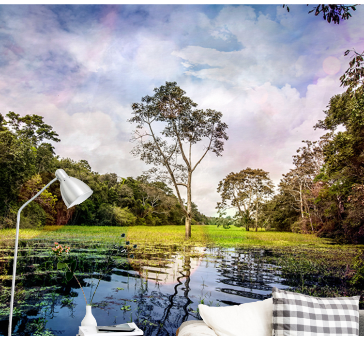 Fototapet peisaje scenă naturală liniștită - TenStickers