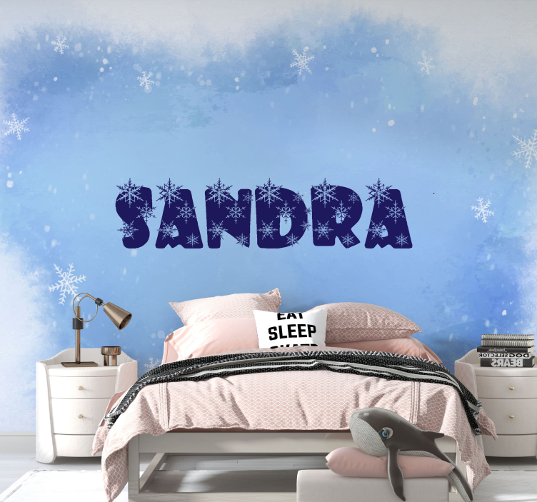 Fototapet personalizabil creare de nume personalizate - TenStickers