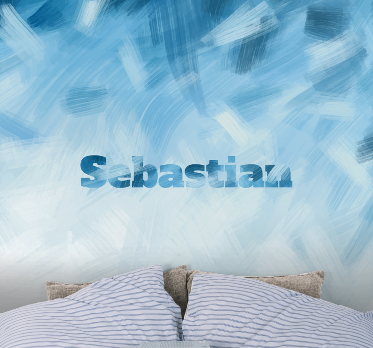 Fototapet personalizabil creare nume personalizată - TenStickers