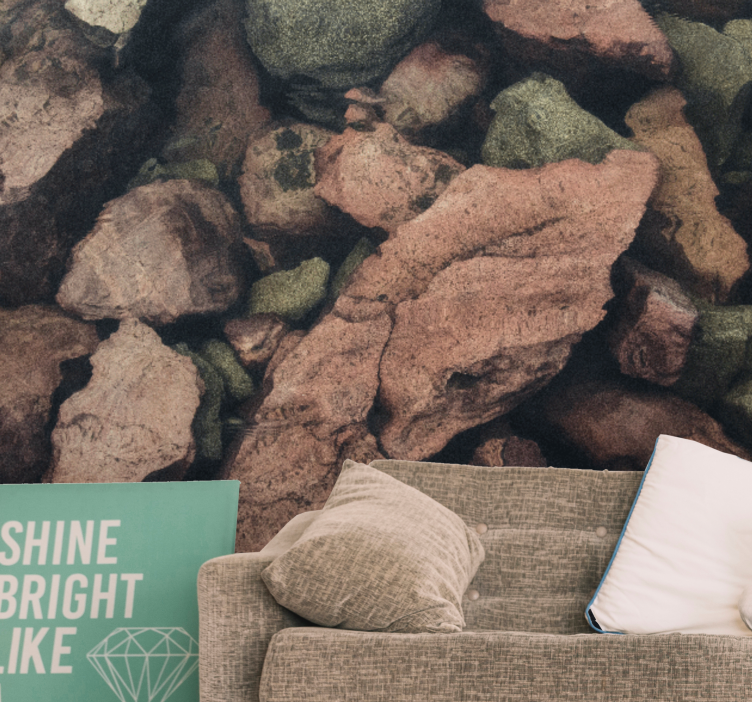 Fototapet piatră model textură stâncă - TenStickers