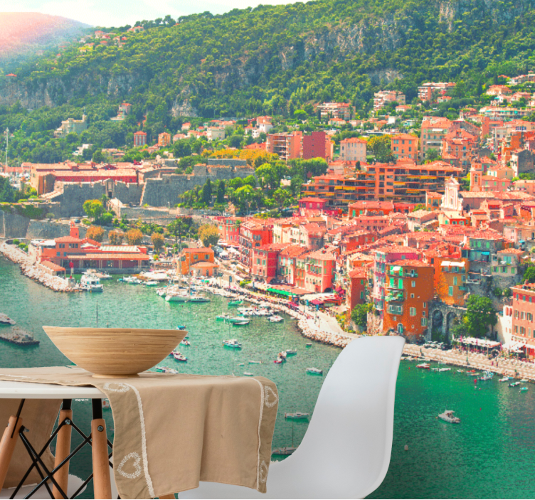 Fototapet plaja riviera franceza - TenStickers