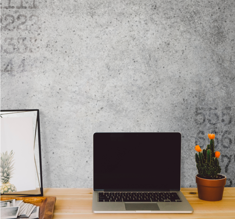 Fototapet piatră fundal cu model de beton - TenStickers