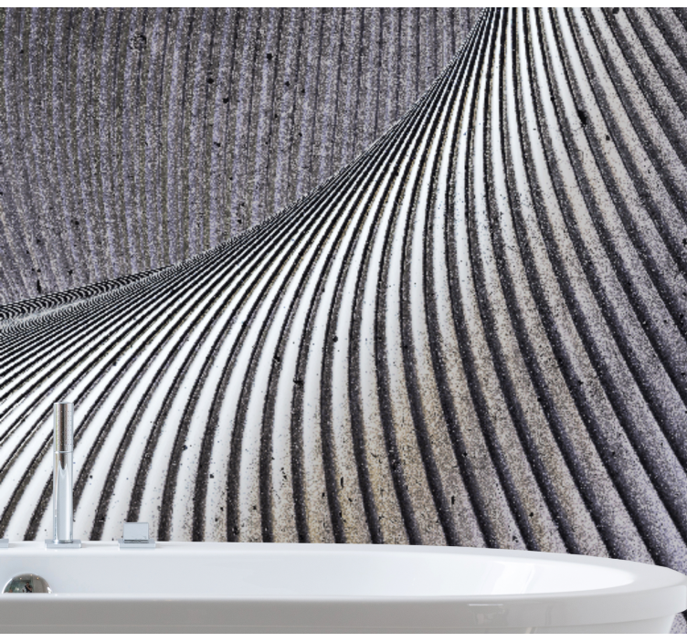 Fototapet texturat modele de nisip curbat - TenStickers