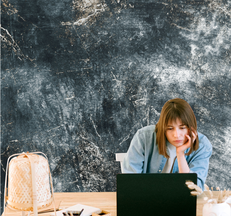 Fototapet texturat suprafață întunecată texturată - TenStickers