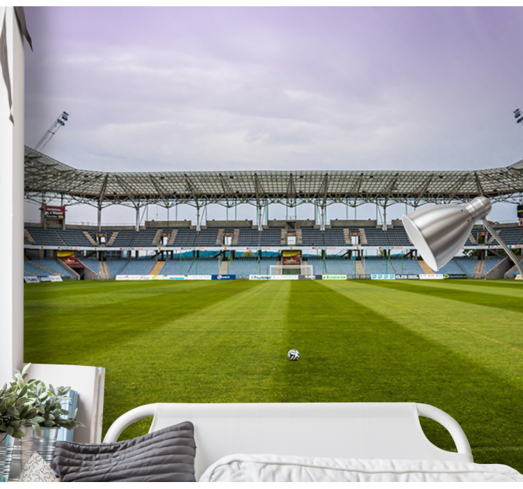 Tapet mural fotbal dormitor teren fotbal - TenStickers