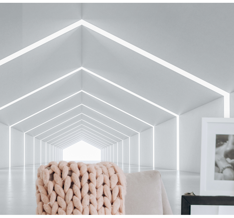 Tonuri luminoase cu oglinzi mural 3d de perete - TenStickers