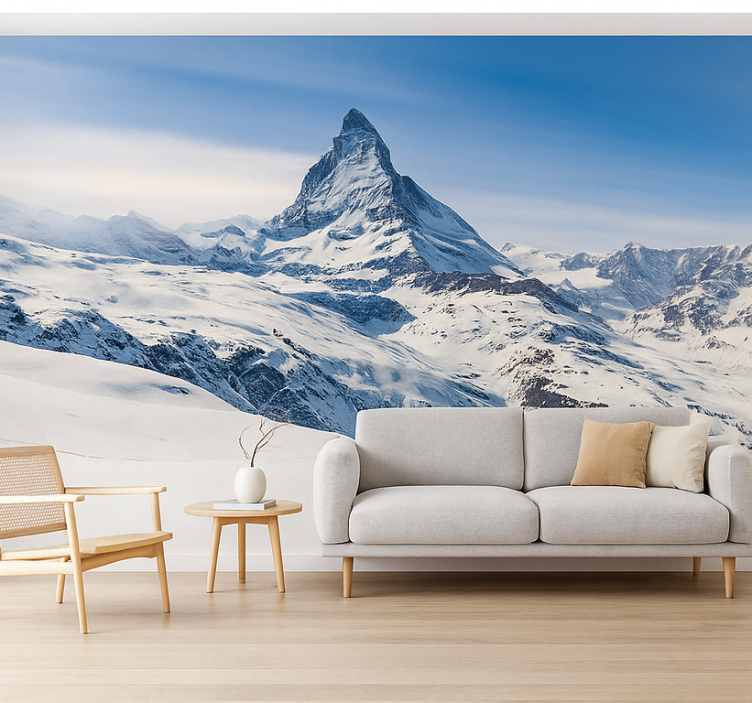 Muntele Fototapet matterhorn, elveția - TenStickers