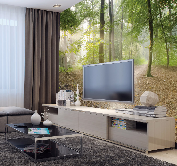 Pictură murală uimitoare de pădure - TenStickers