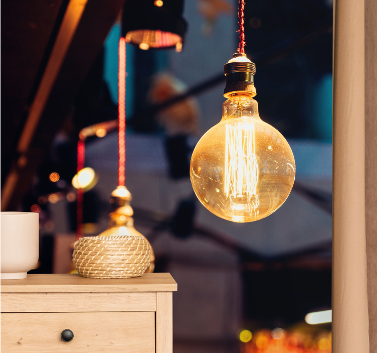 Picturi murale de textură și model corp de iluminat vintage - TenStickers