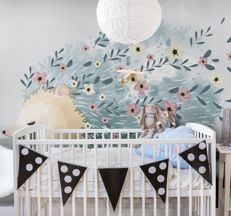 Picturi murale de artă porcupine pentru dormitoare - TenStickers