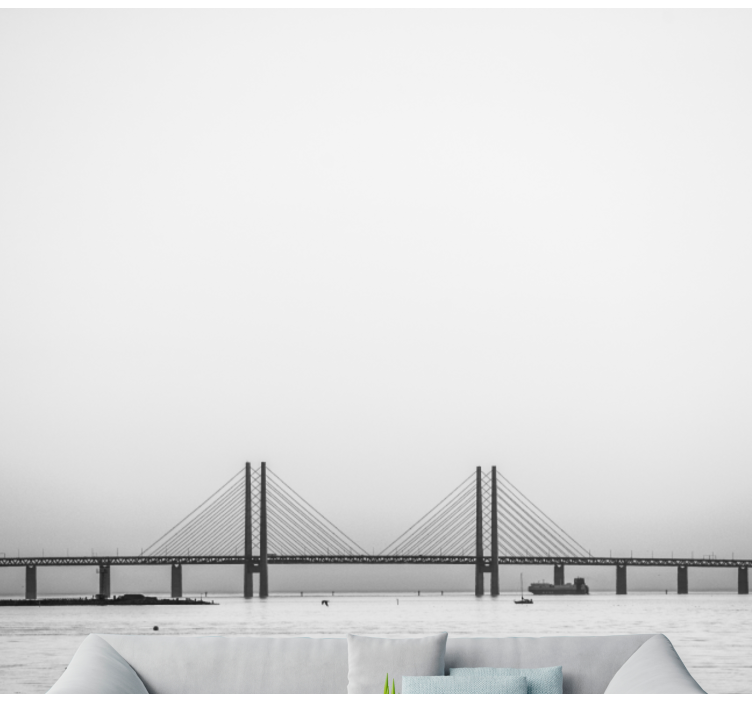 Mural de perete oresund subacvatic din danemarca - TenStickers