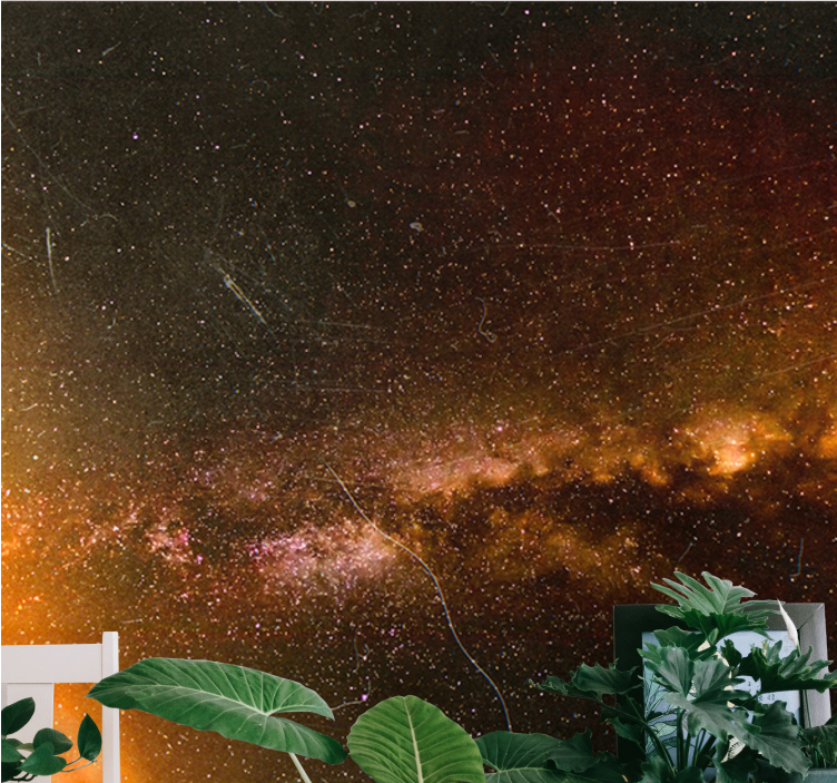 Spațiul fototapet splendoarea galaxiei cosmicoase - TenStickers