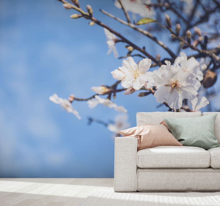 Pictură murală cu migdal - TenStickers