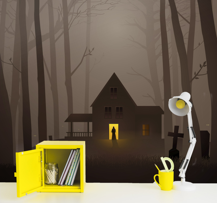 Mural de perete pentru satul halloween - TenStickers