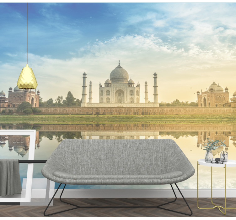Murală indiană taj mahal - TenStickers