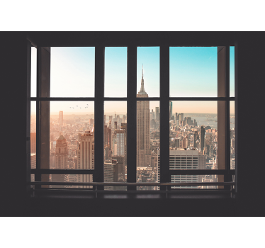 Dimineață însorită în muralul new york - TenStickers