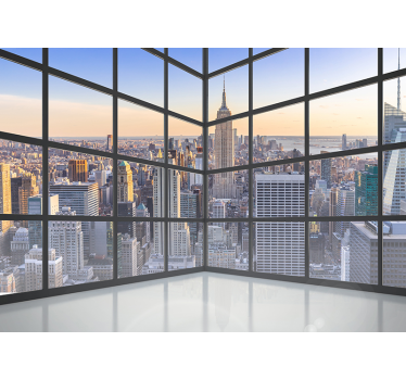 3d fereastră new york 3d mural mural - TenStickers