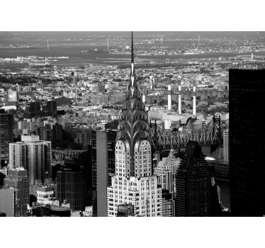 Empire state building new york mural mural - TenStickers