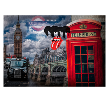 Fototapet camera de zi colaj iconic din londra - TenStickers