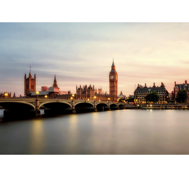 Fototapet Londra amurg orizontul londrei - TenStickers