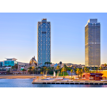 Tapet foto port port olímpico barcelona - TenStickers
