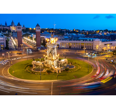 Tapet foto barcelona plaza de españa lounge - TenStickers
