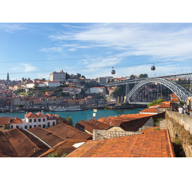 Tapet mural porto panorama - TenStickers
