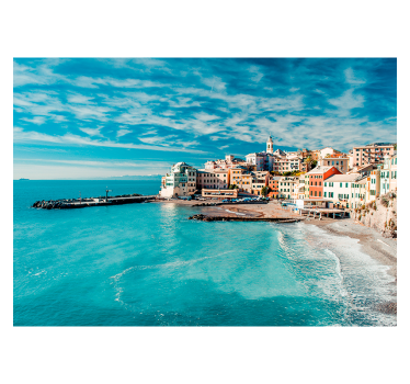 Tapet mural santorini mare - TenStickers