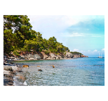 Pictură murală antalya plaja orașului - TenStickers