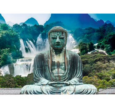 Cascade de calm tapet foto zen - TenStickers