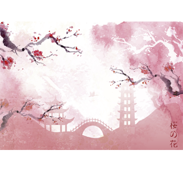 Tapet japonez gradina zen - TenStickers