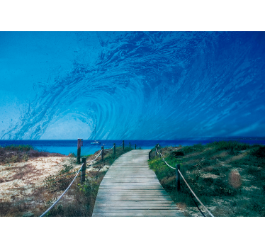 Fototapet mare calea valurilor oceanice - TenStickers